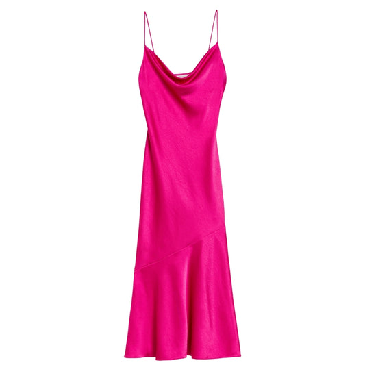 Ted Baker WMD TUNCA Satin Cowl Neck Evening Midi D 5