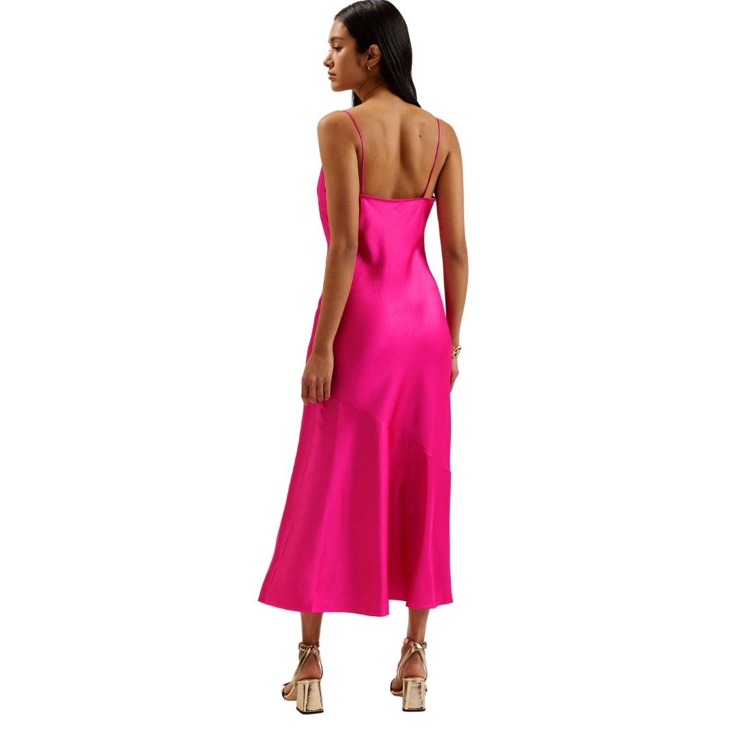Ted Baker WMD TUNCA Satin Cowl Neck Evening Midi D 5