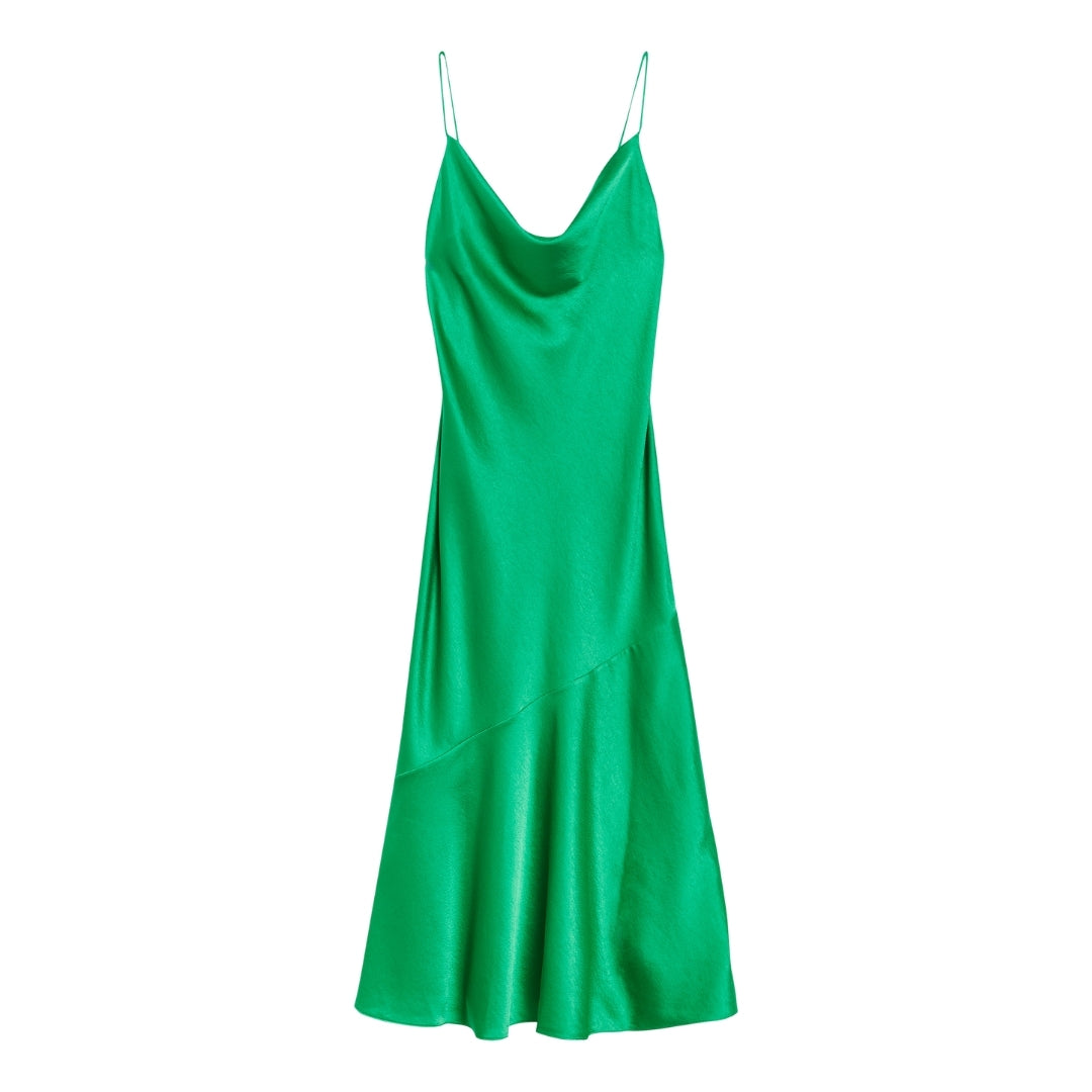Ted Baker WMD TUNCA Satin Cowl Neck Evening Midi D 5