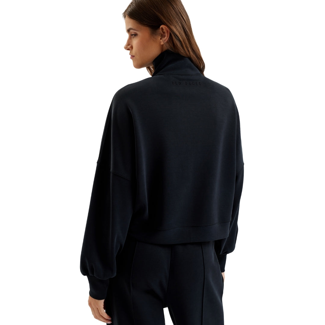 Ted Baker WMB ARORHA Cupro Zip Through Funnel Neck 2