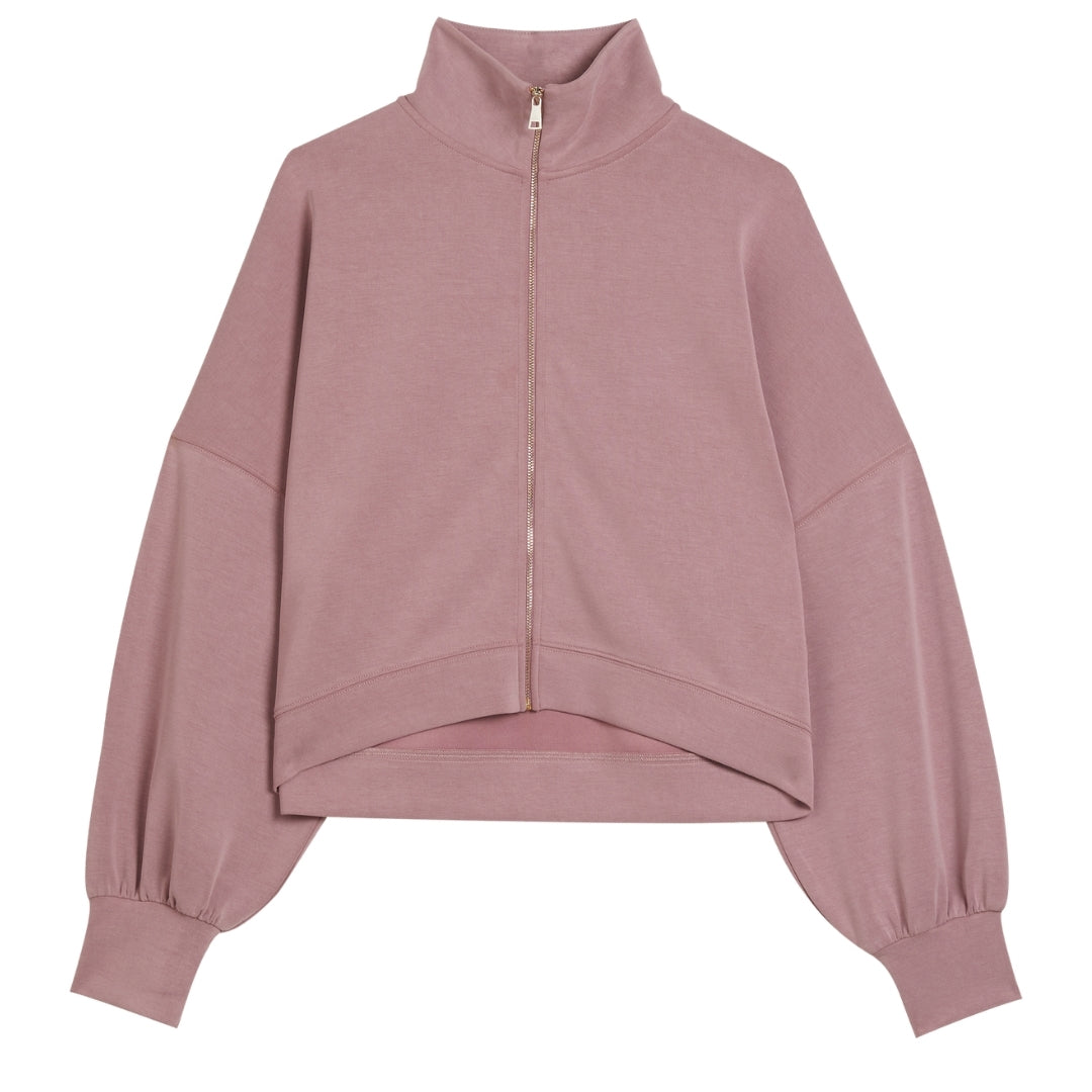 Ted Baker WMB ARORHA Cupro Zip Through Funnel Neck 5