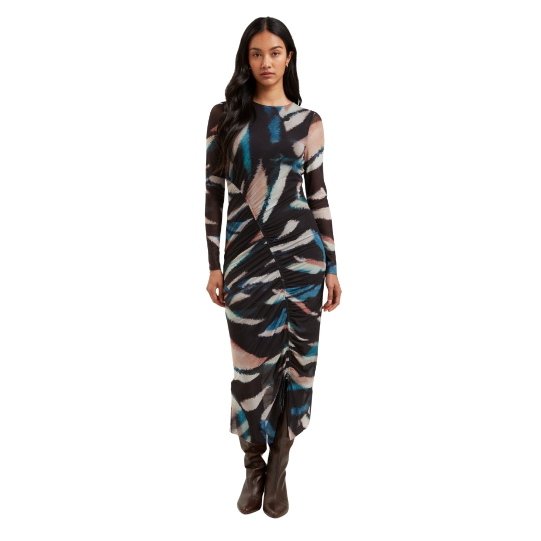 Ted Baker WMD ELLYLOU Printed Mesh Bodycon Gathere 5