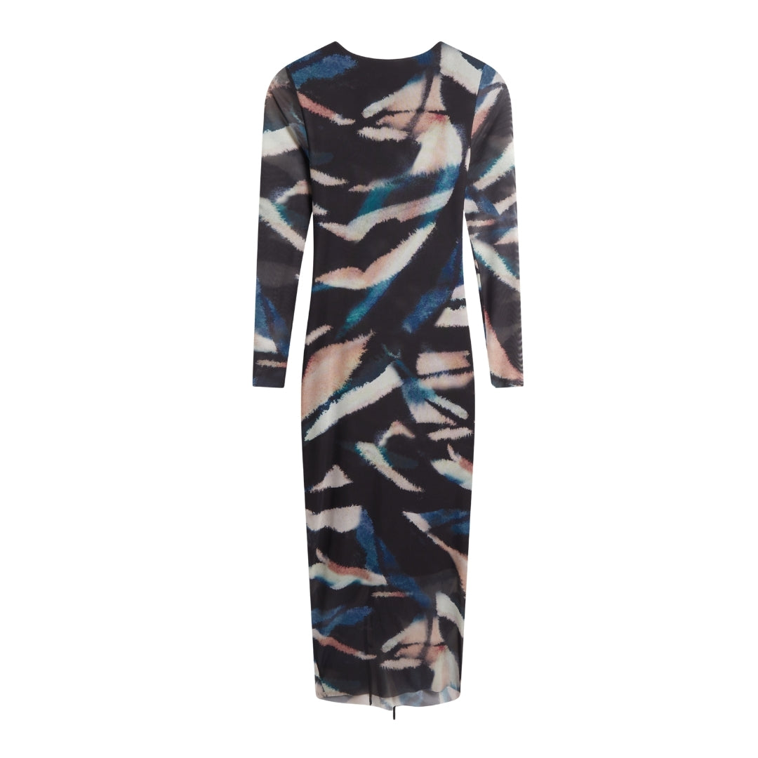 Ted Baker WMD ELLYLOU Printed Mesh Bodycon Gathere 5