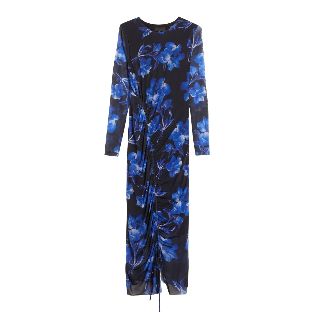 Ted Baker WMD MARLIYY Printed Mesh Bodycon Gathere 1
