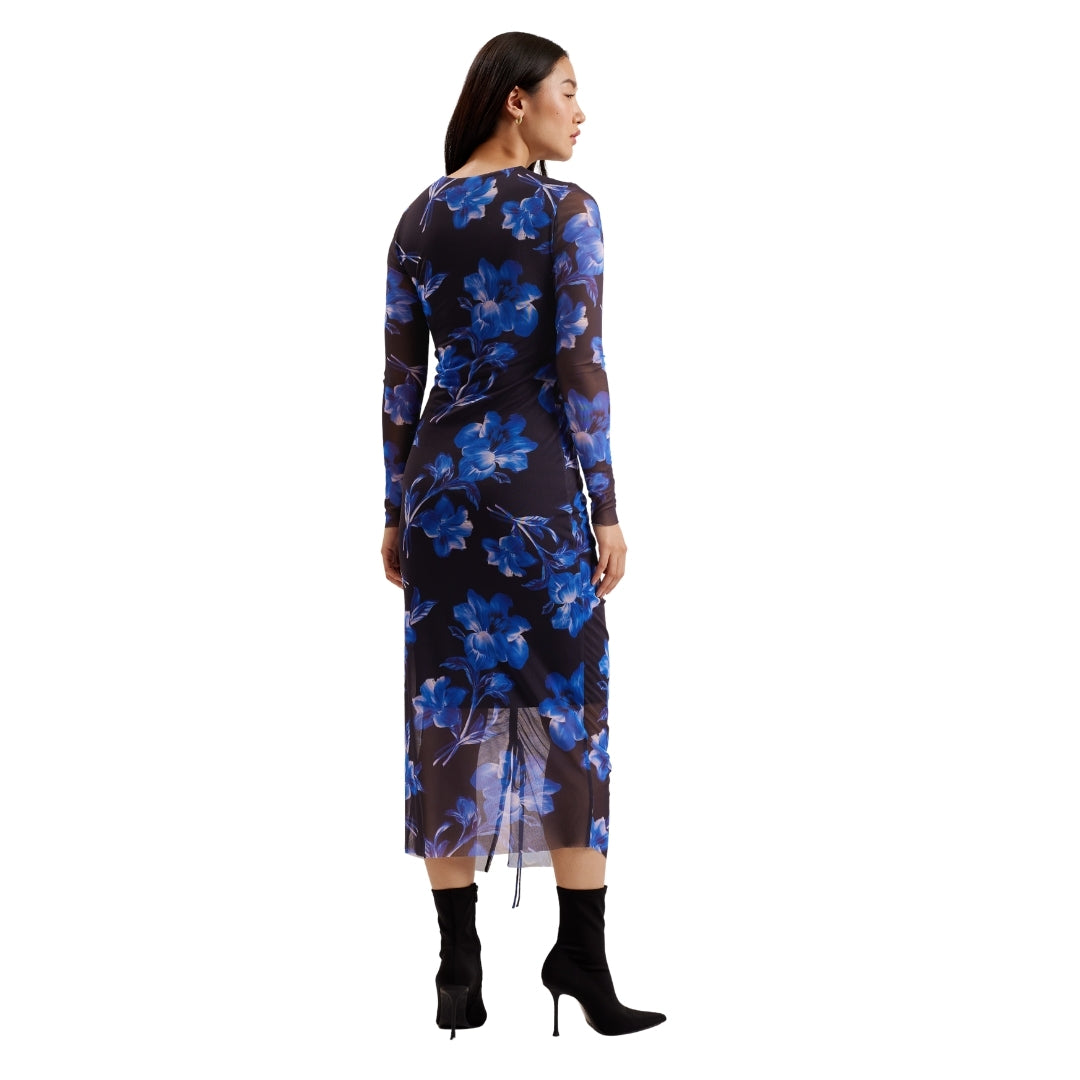 Ted Baker WMD MARLIYY Printed Mesh Bodycon Gathere 1