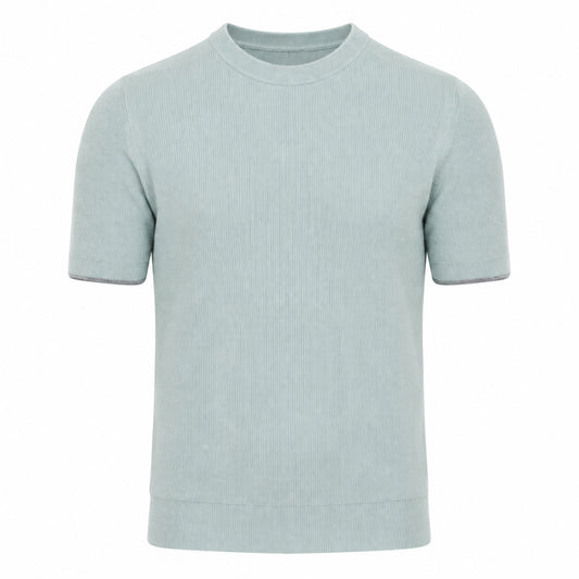 Ted Baker MMK VOISIN SS Mixed Ribbed T Shirt 5