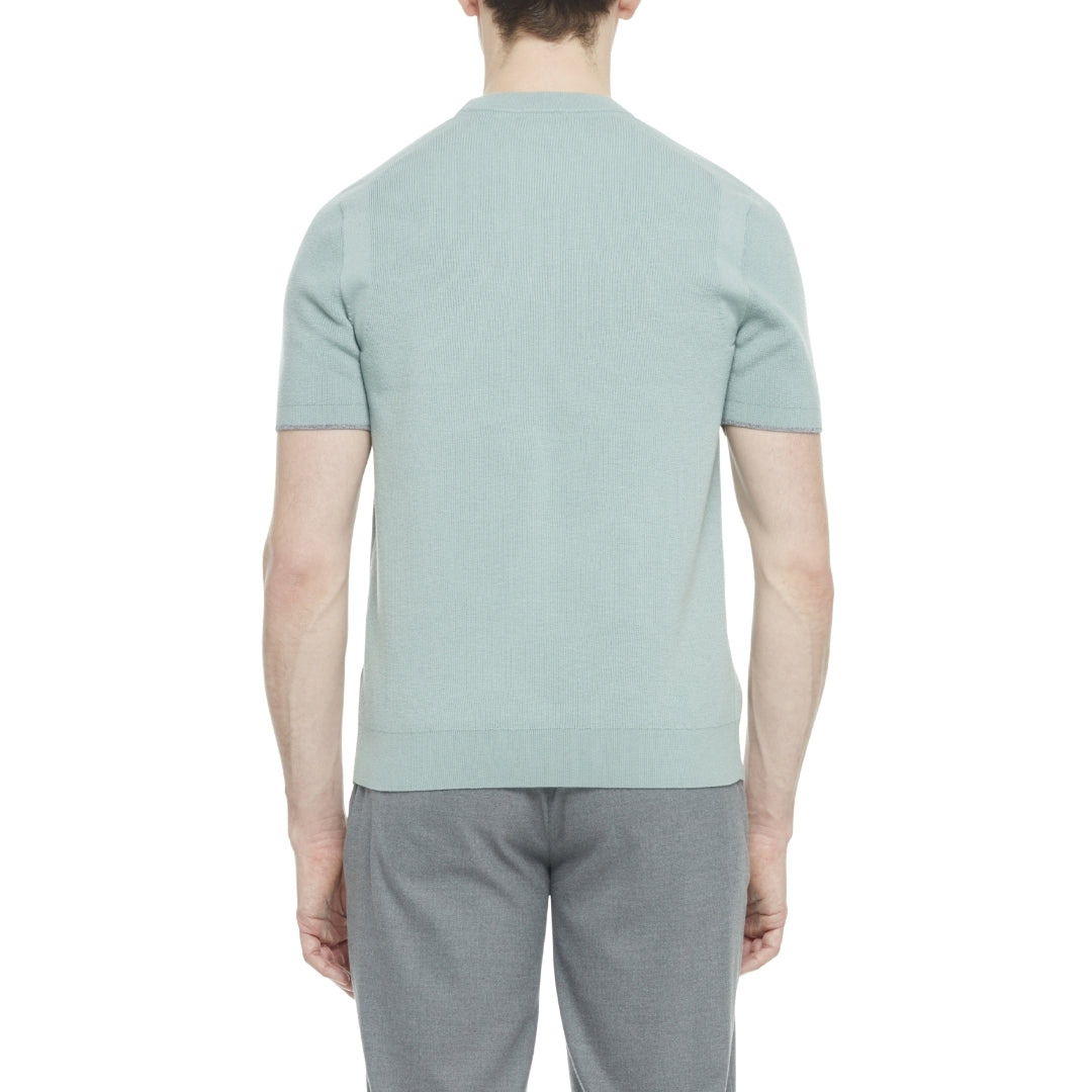 Ted Baker MMK VOISIN SS Mixed Ribbed T Shirt 5
