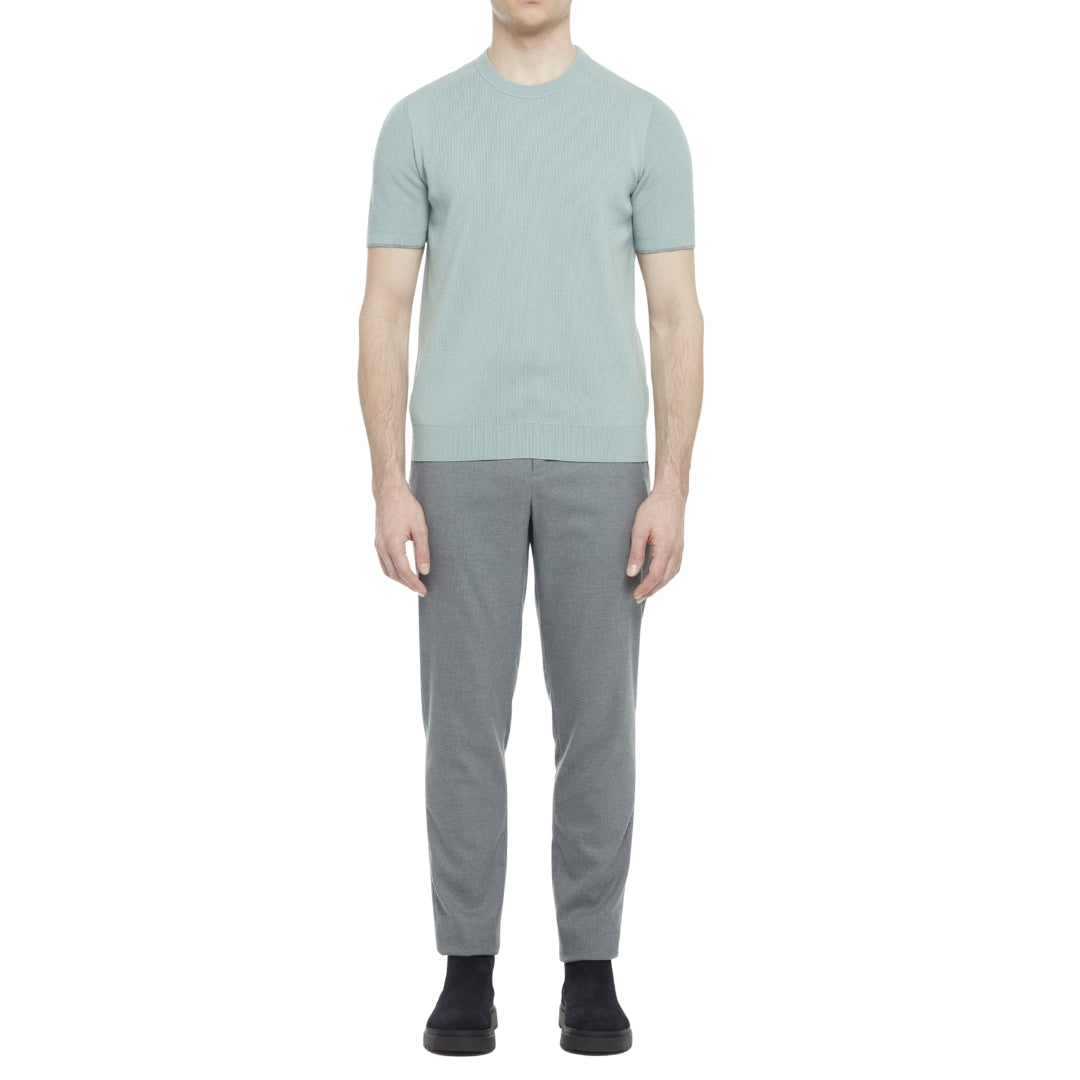 Ted Baker MMK VOISIN SS Mixed Ribbed T Shirt 5