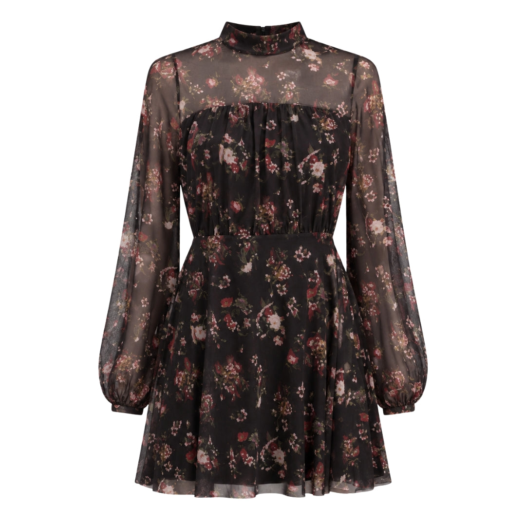 Ted Baker WMD AVETTA Long Sleeve Floral Mesh Mini 1