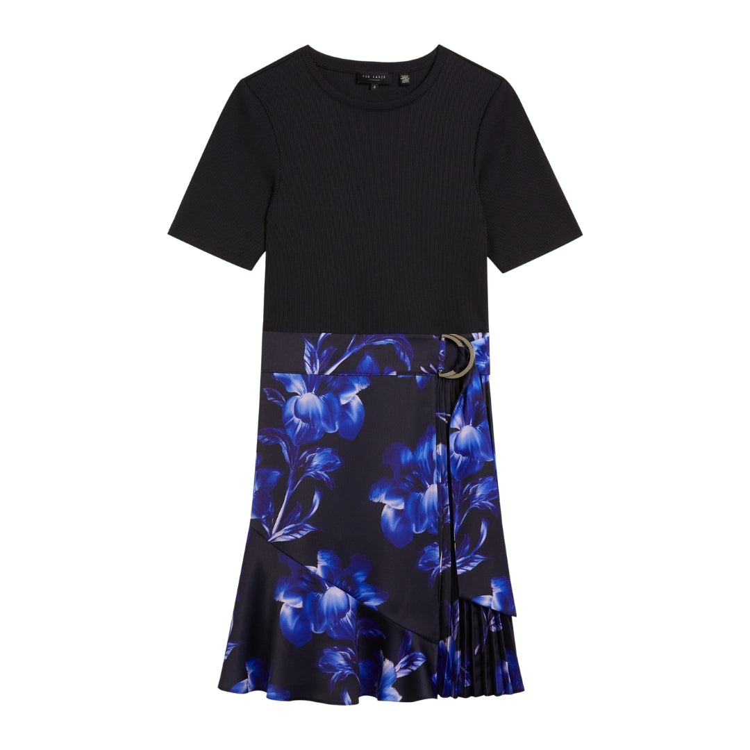 Ted Baker WMD MALISAA Jersey Bodice Woven Printed 5
