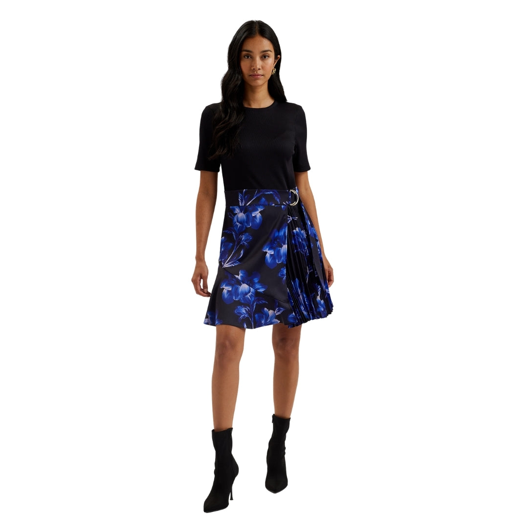 Ted Baker WMD MALISAA Jersey Bodice Woven Printed 5