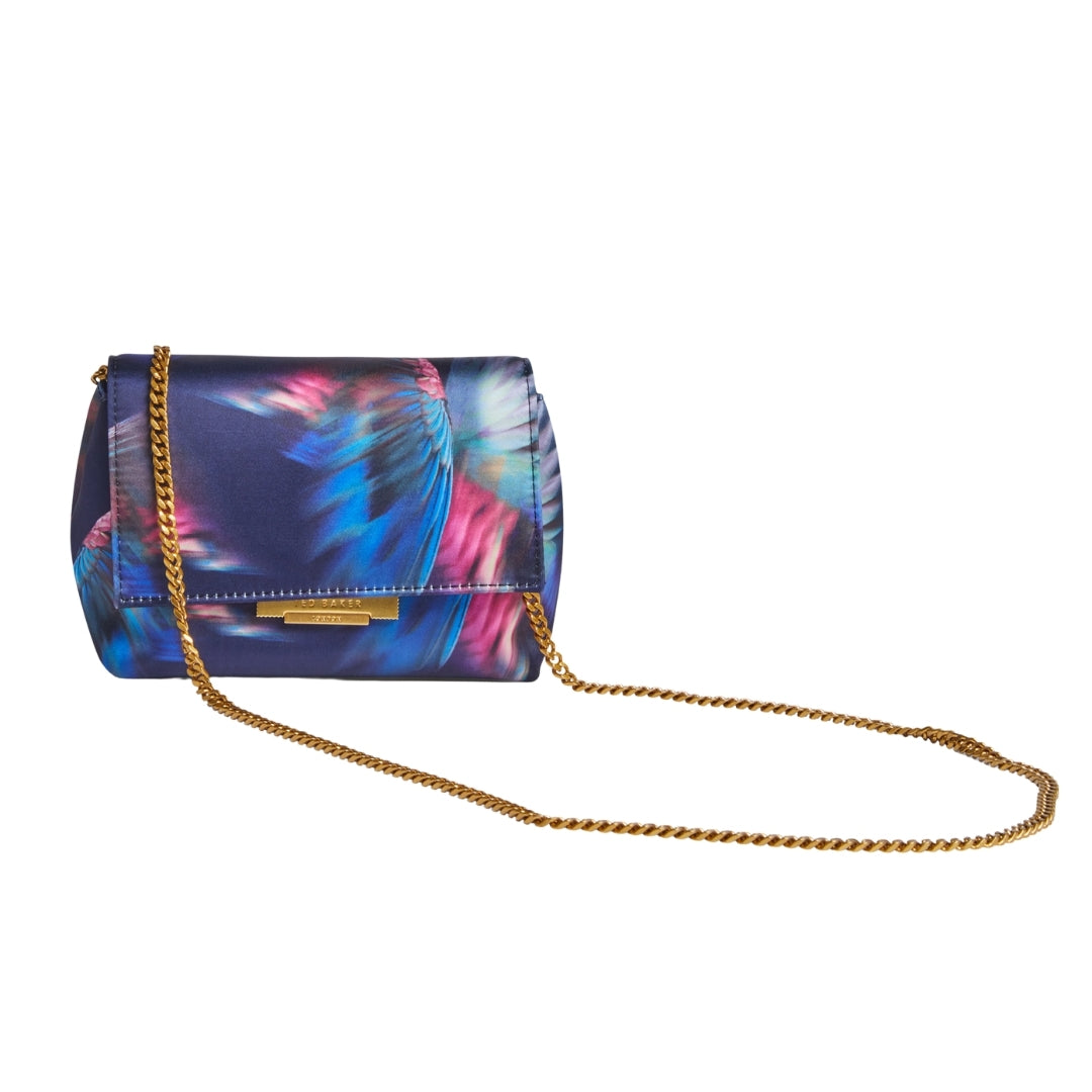 Ted Baker WXB LIBBEA Feather Print Crossbody Eveni One Size