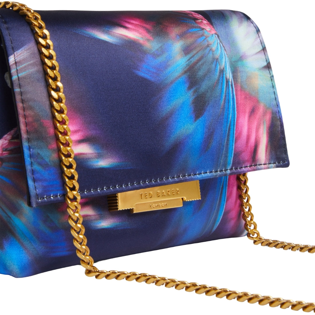 Ted Baker WXB LIBBEA Feather Print Crossbody Eveni One Size