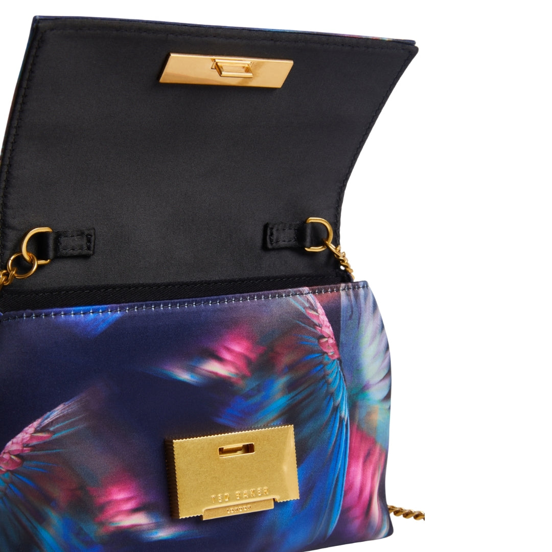 Ted Baker WXB LIBBEA Feather Print Crossbody Eveni One Size