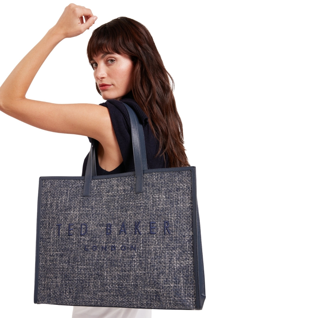 Ted Baker WXB TWEEKON Tweed Extra Large Icon Bag One Size