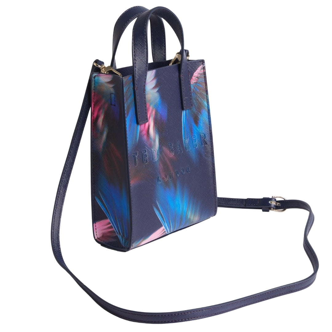 Ted Baker WXB FEACON Feather Print Mini Icon Bag One Size