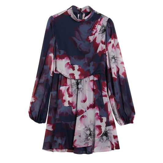 Ted Baker WMD ARACELY Printed Long Sleeve Neck Tie