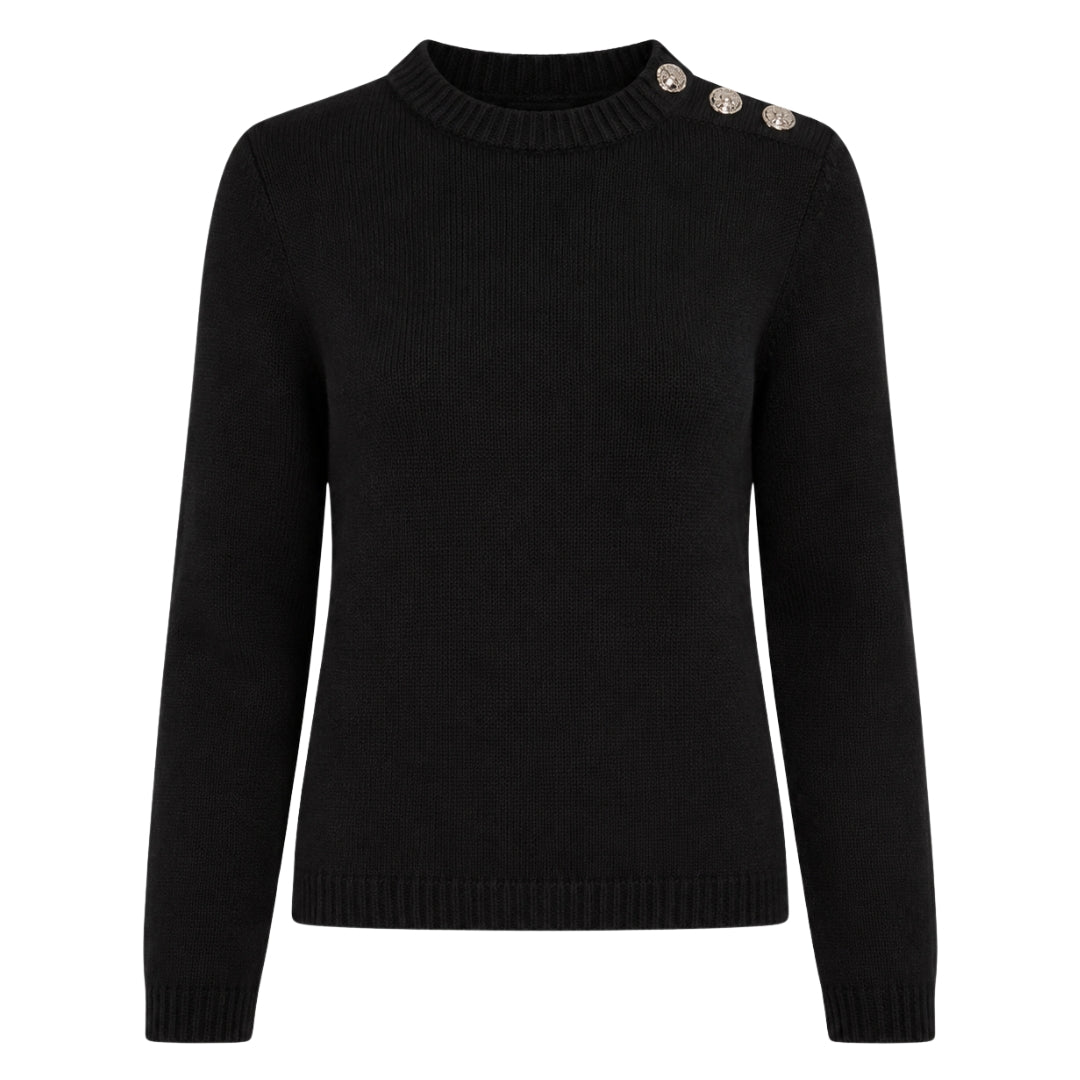 Ted Baker WMK JANHA Rose Button Crew Neck Long Sle 4