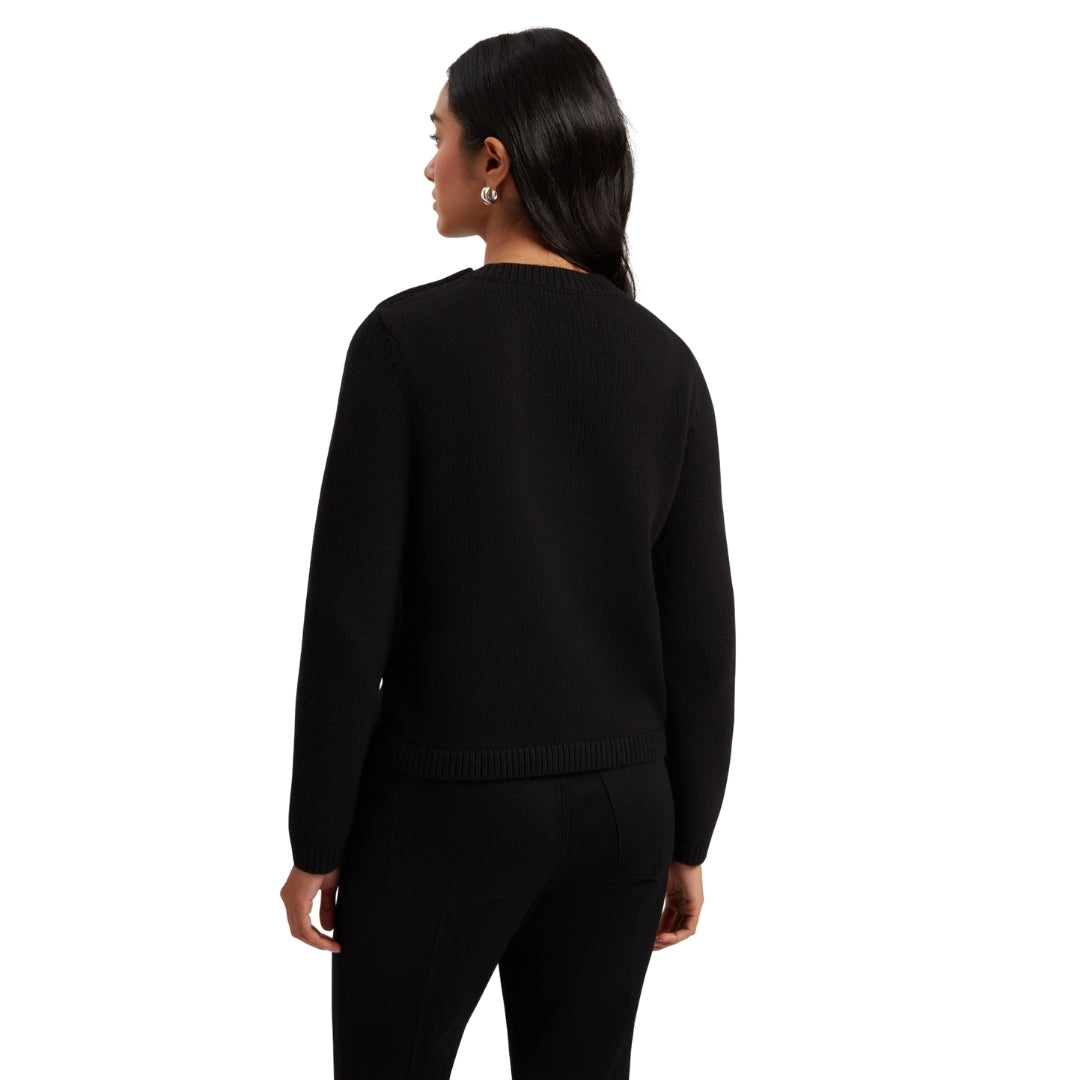 Ted Baker WMK JANHA Rose Button Crew Neck Long Sle 4