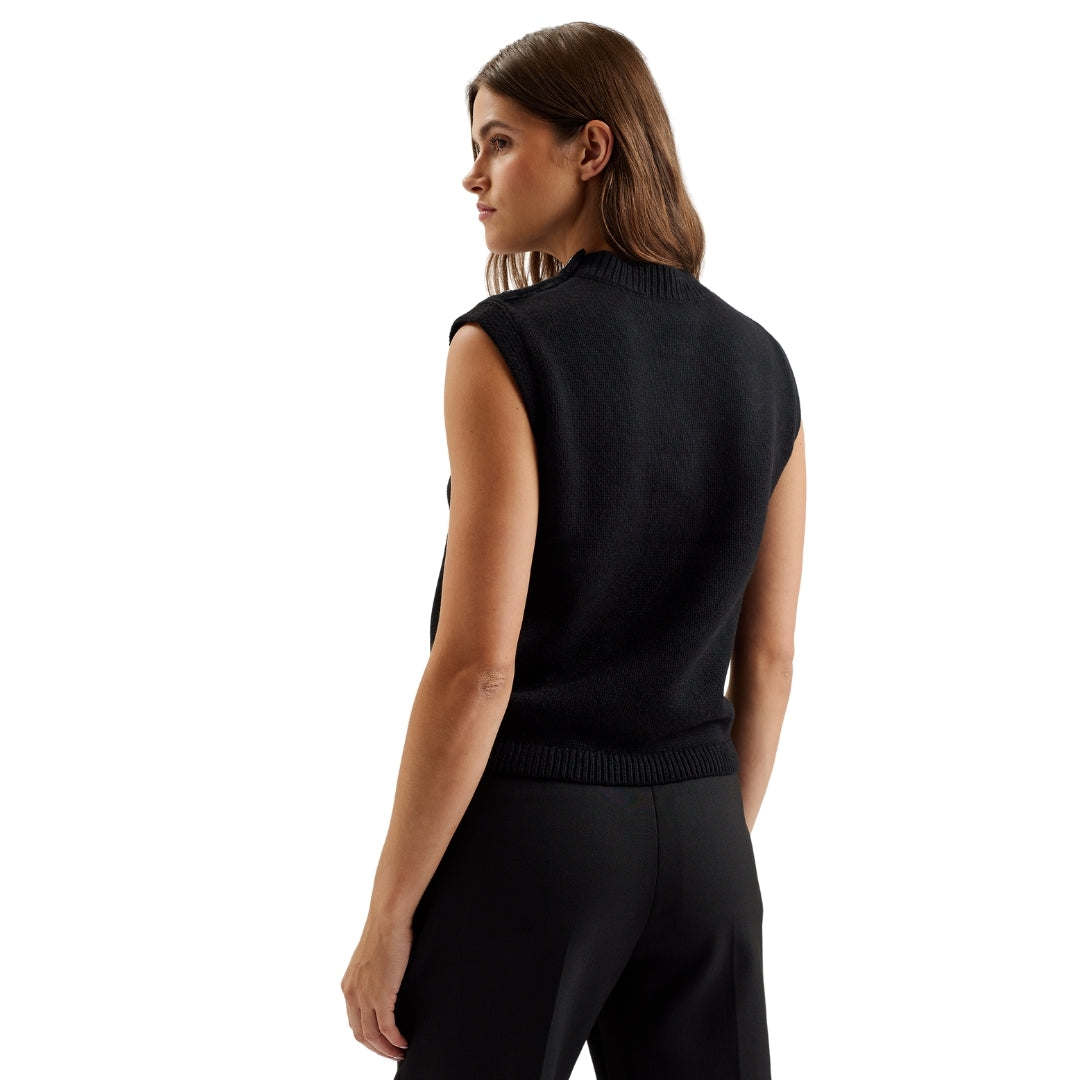 Ted Baker WMK RONDHER Rose Button Crew Neck Tank