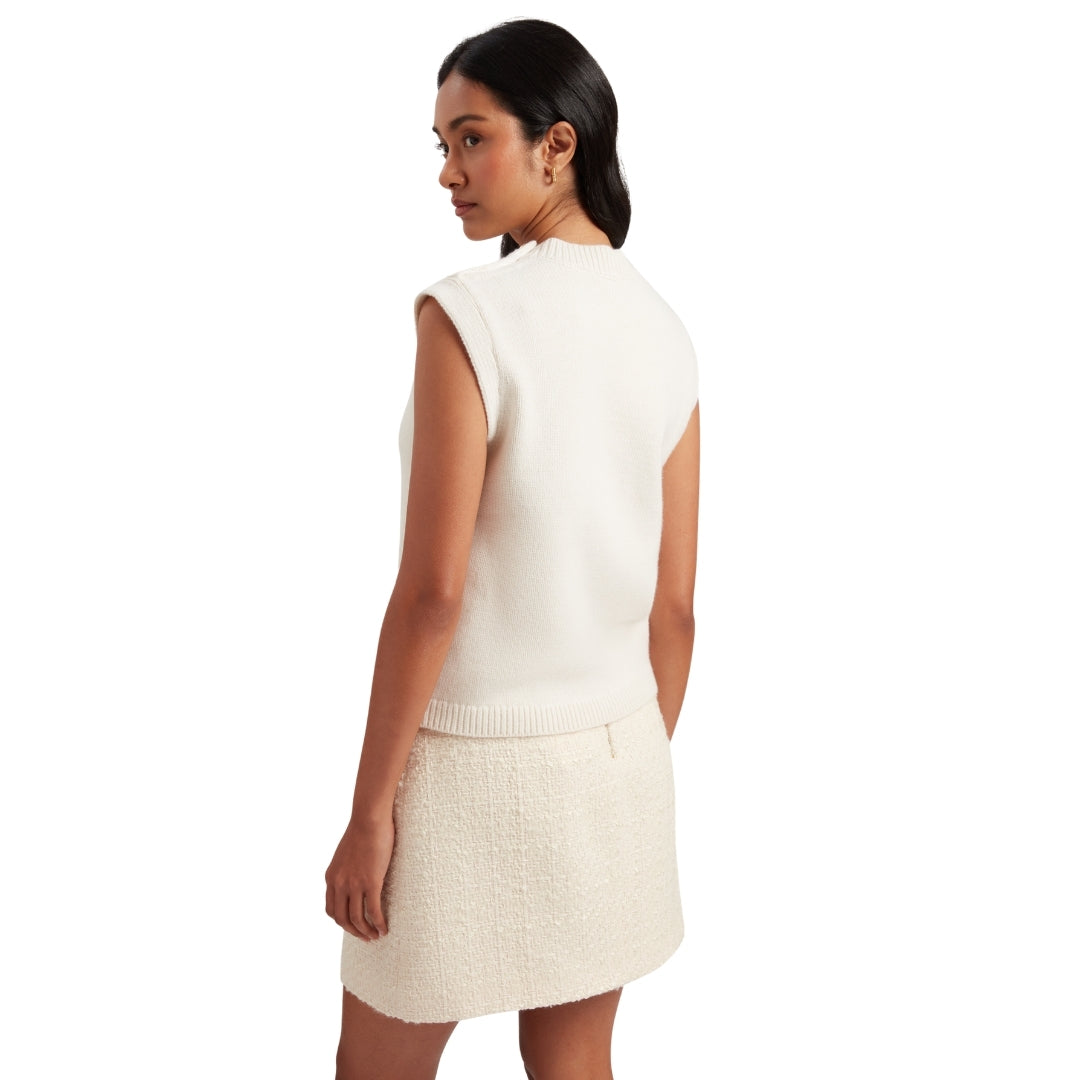 Ted Baker WMK RONDHER Rose Button Crew Neck Tank 2