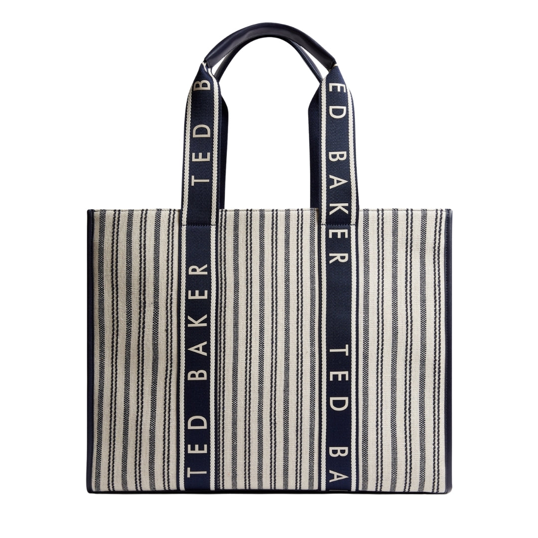 Ted Baker WXB HAYLLEE Striped Canvas Large Icon Ba One Size