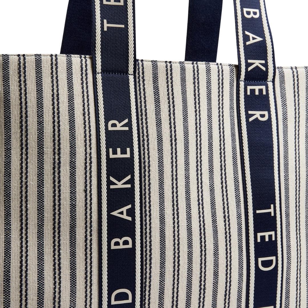 Ted Baker WXB HAYLLEE Striped Canvas Large Icon Ba One Size