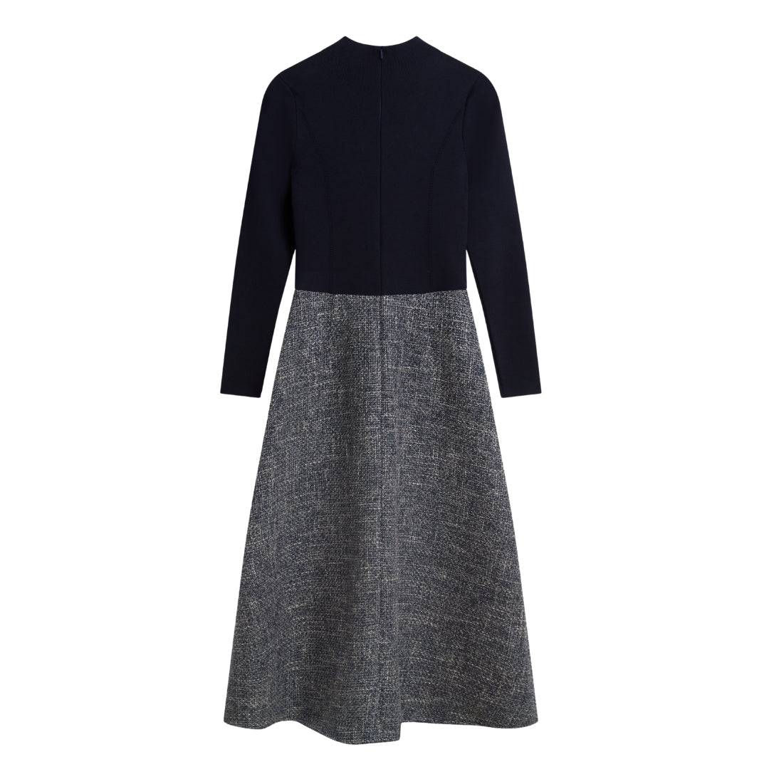 Ted Baker WMH ABIEB Polo Neck Knit Bodice Midi Bou 5
