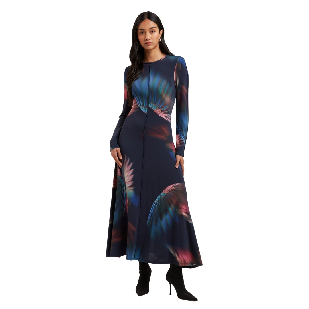 Ted Baker WMD GEORII Printed Slinky Jersey Long Sl 5