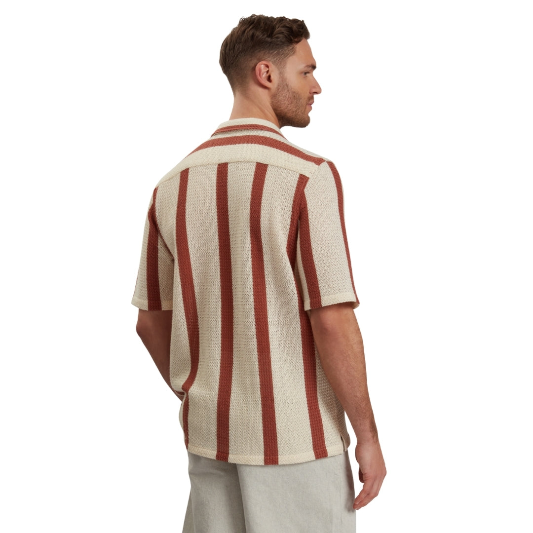 Ted Baker MMA NIKS SS Stripe Crochet Oversized Shi 6