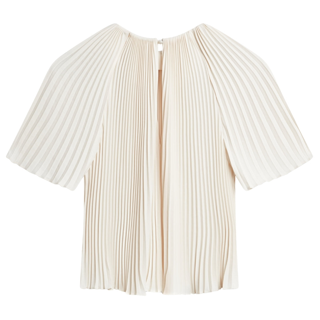 Ted Baker WMB AGARA Pleated Short Sleeve Blouse 6