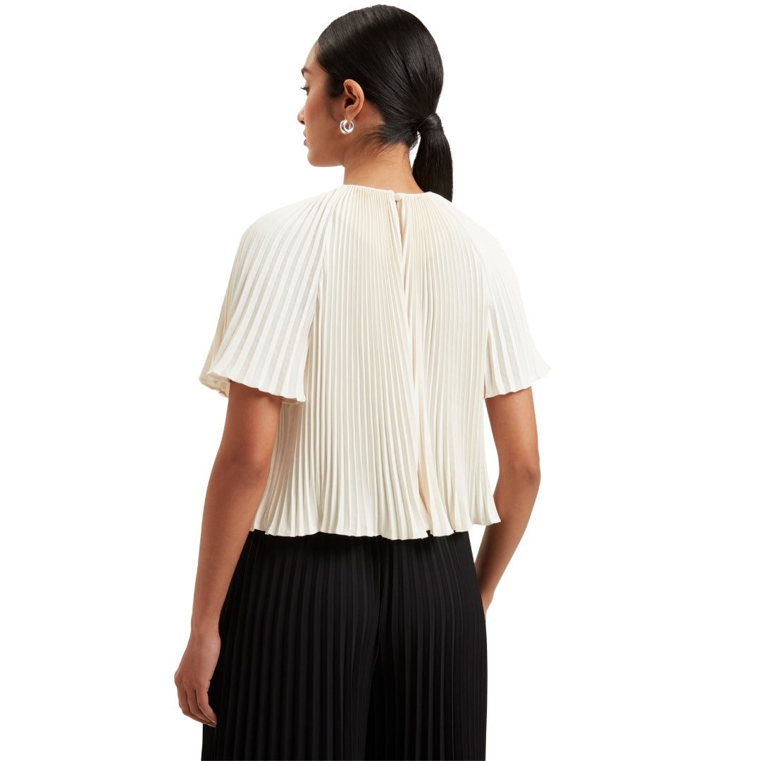 Ted Baker WMB AGARA Pleated Short Sleeve Blouse 6