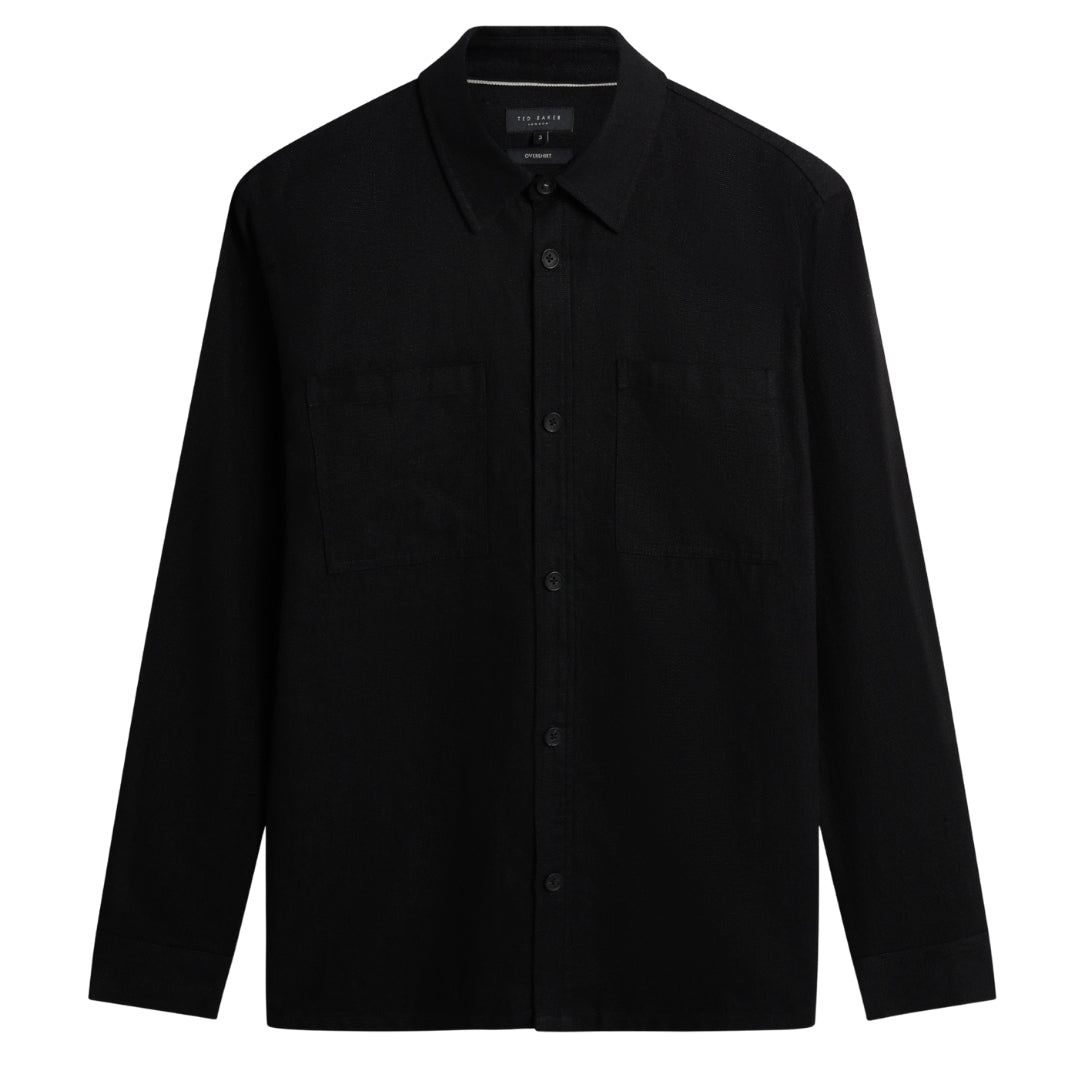 Ted Baker MMA SHAWW LS Delave Linen Overshirt 3
