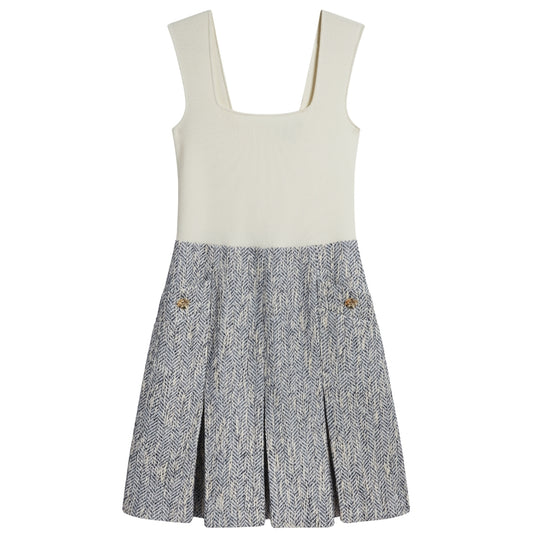 Ted Baker WMH VULPAM Sleeveless Knit Bodice Boucle 6