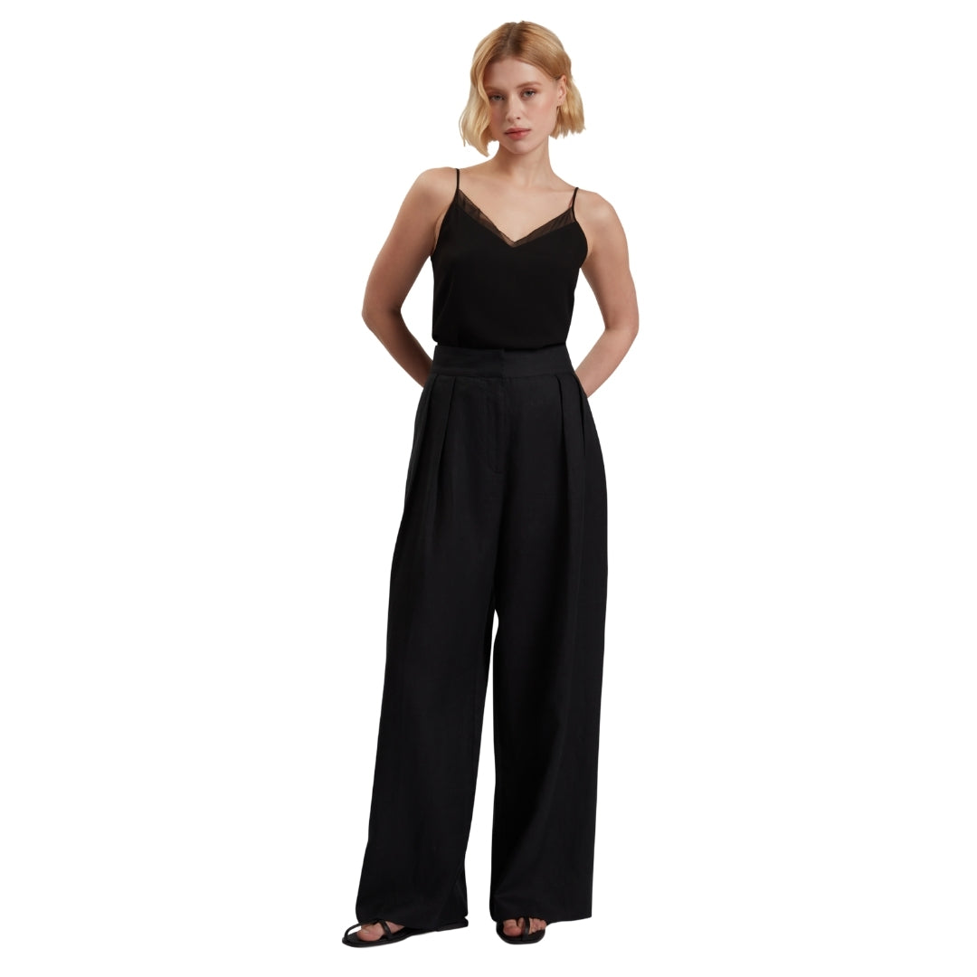 Ted Baker WMH KYFAAT Tailored Linen High Waisted W