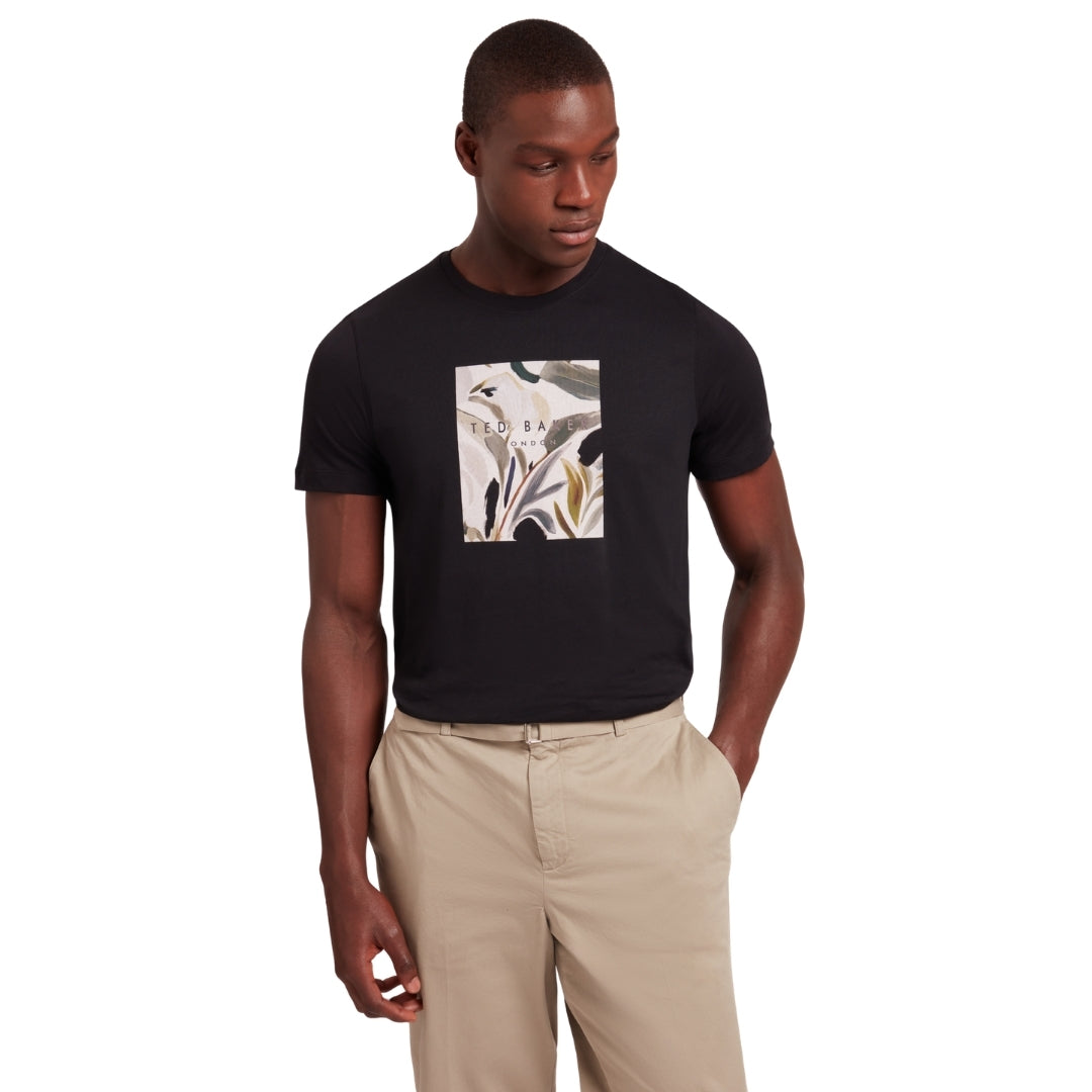 Ted Baker MMB JUSTINO SS Box Print Graphic T shirt 1