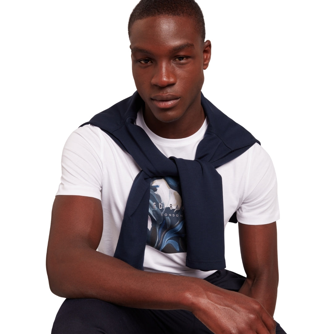 Ted Baker MMB JUSTINO SS Box Print Graphic T shirt 1