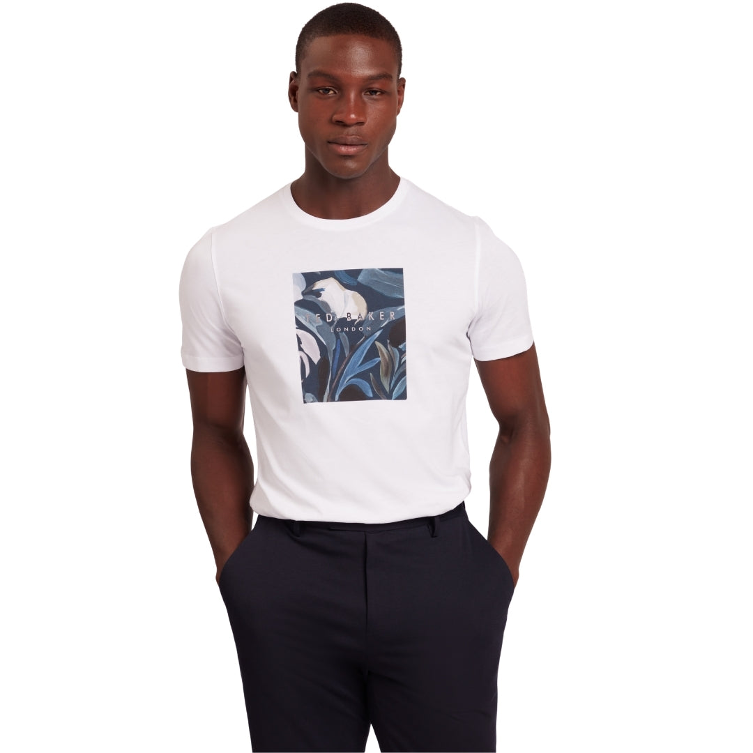 Ted Baker MMB JUSTINO SS Box Print Graphic T shirt 1