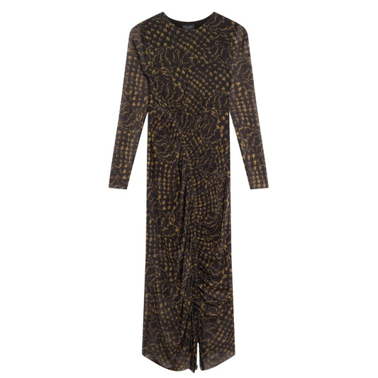 Ted Baker Ruched Mesh Midi Dress With Split 3