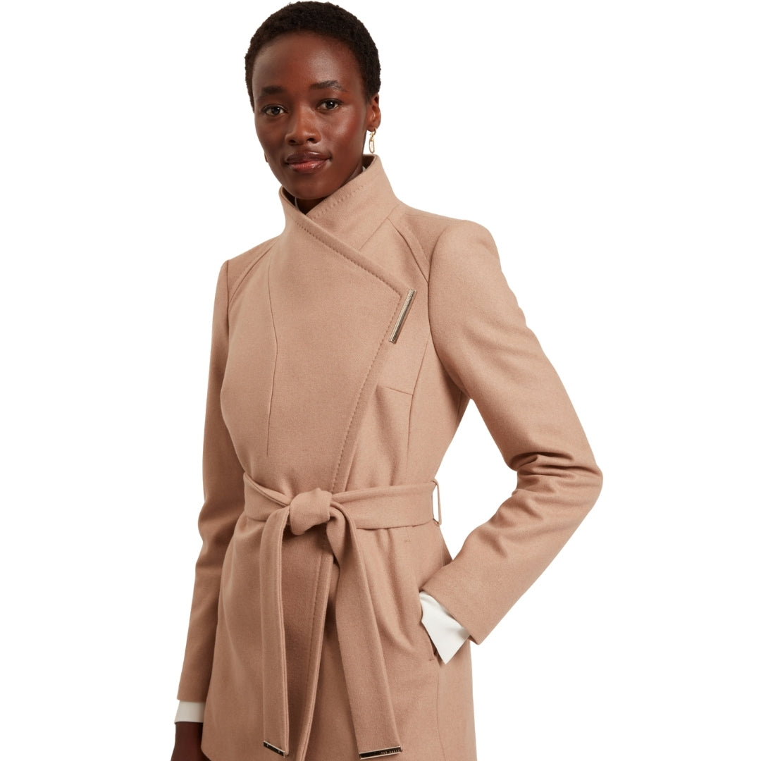 Ted Baker WMO ROSESS Short Belted Wool Wrap Coat 4