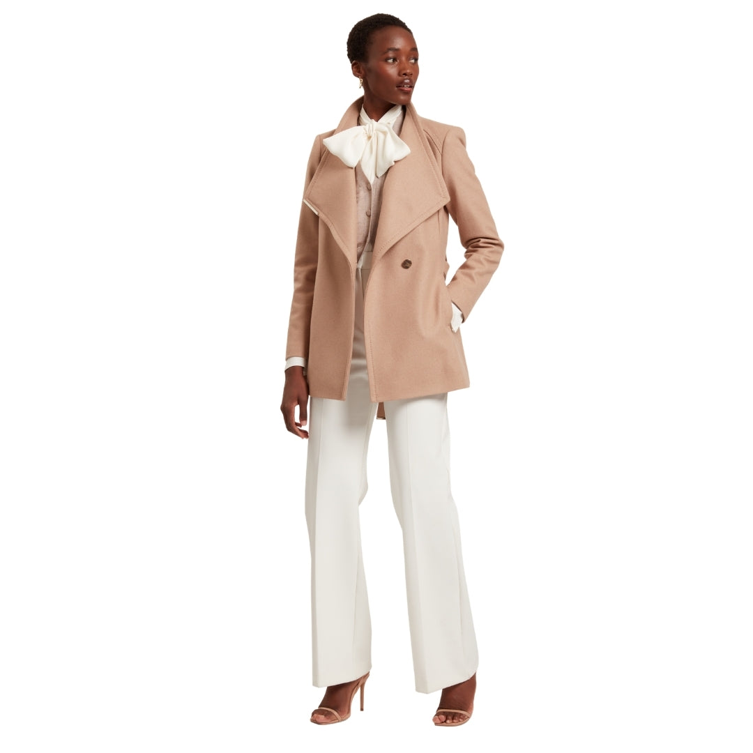 Ted Baker WMO ROSESS Short Belted Wool Wrap Coat 4