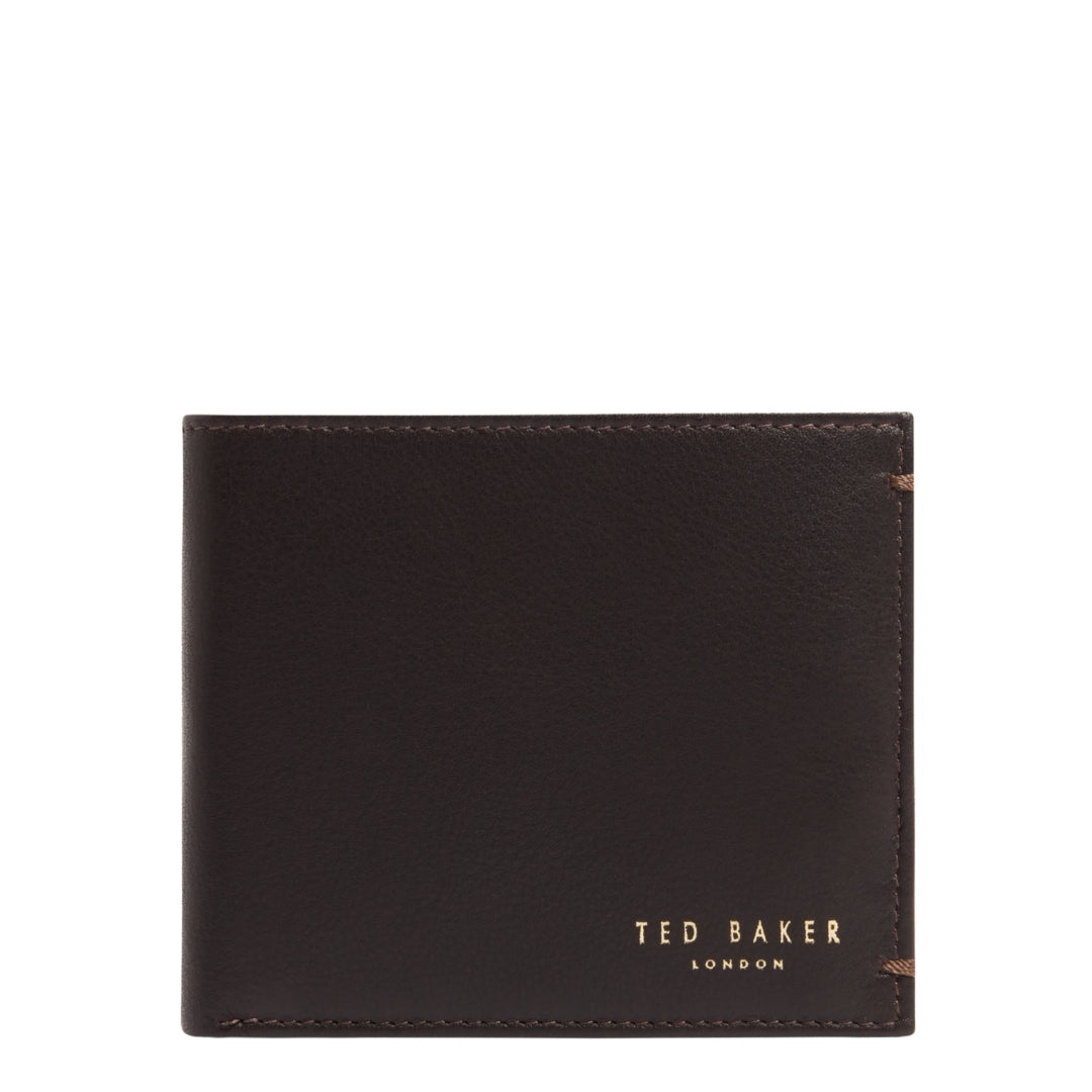 Ted Baker MXW HARRVEE Bifold Coin Leather Wallet One Size
