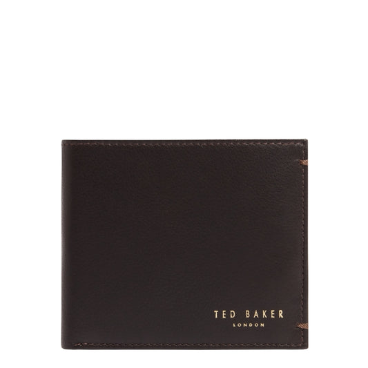 Ted Baker MXW HARRVEE Bifold Coin Leather Wallet One Size