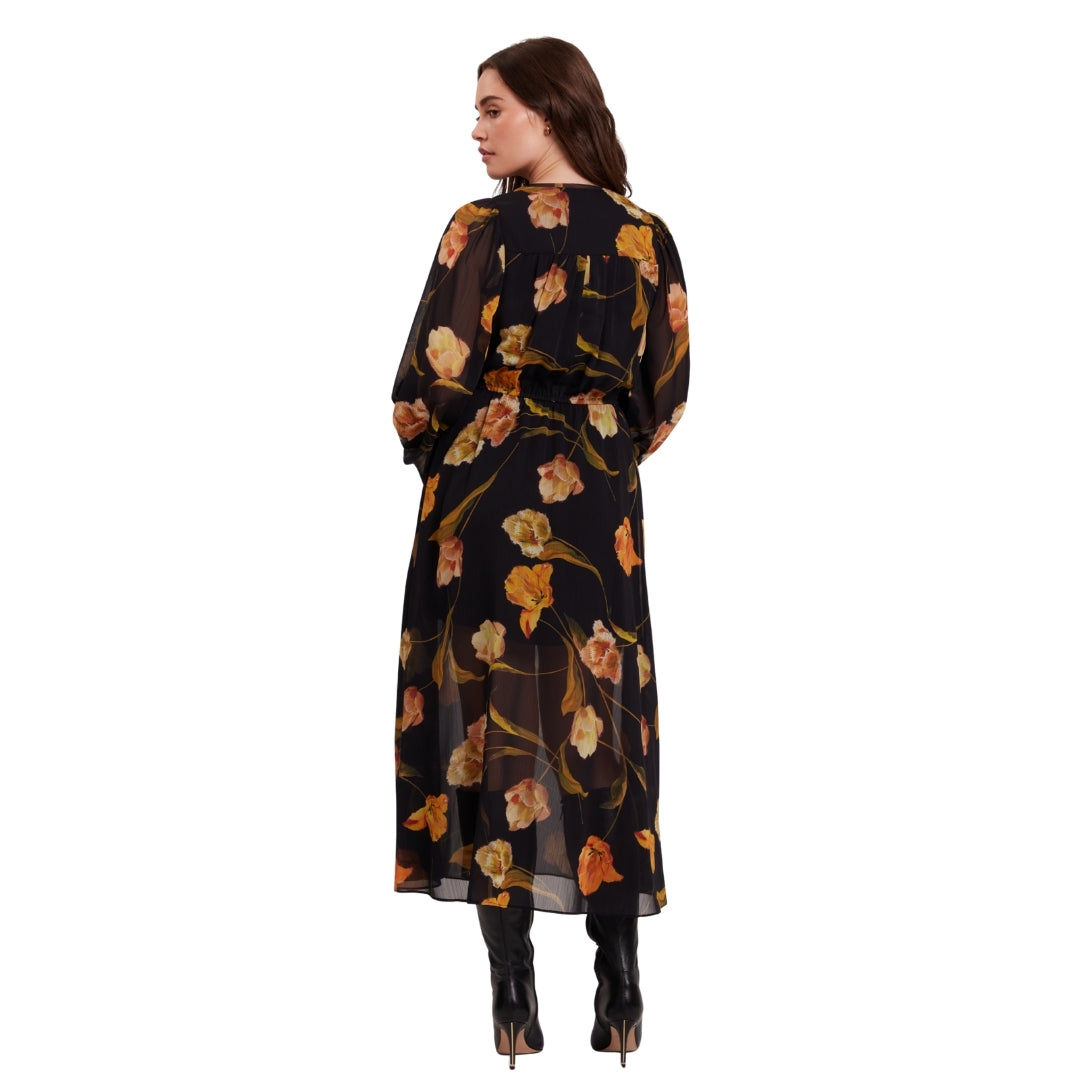 Ted Baker Mesh Top Midi dress