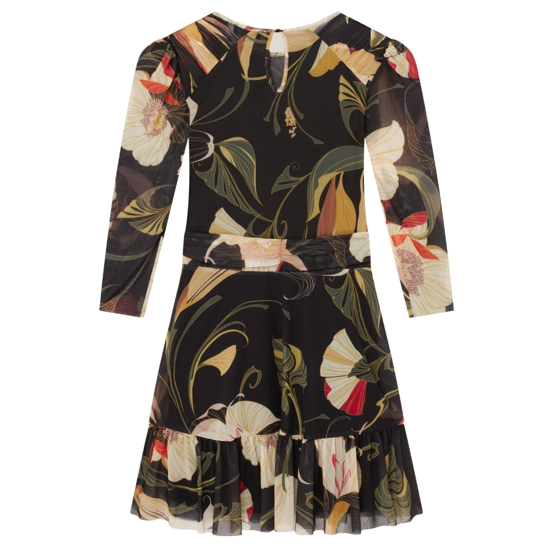 Ted Baker Gathered Shoulder Mesh Mini Skater Dress 5