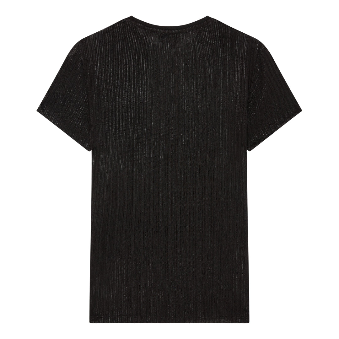 Ted Baker Metallic Short Sleeve Crew Neck Tee