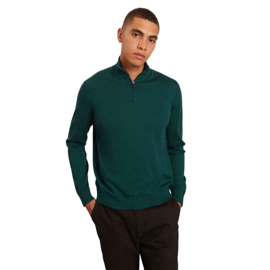 Ted Baker Ls Core Half Zip 1
