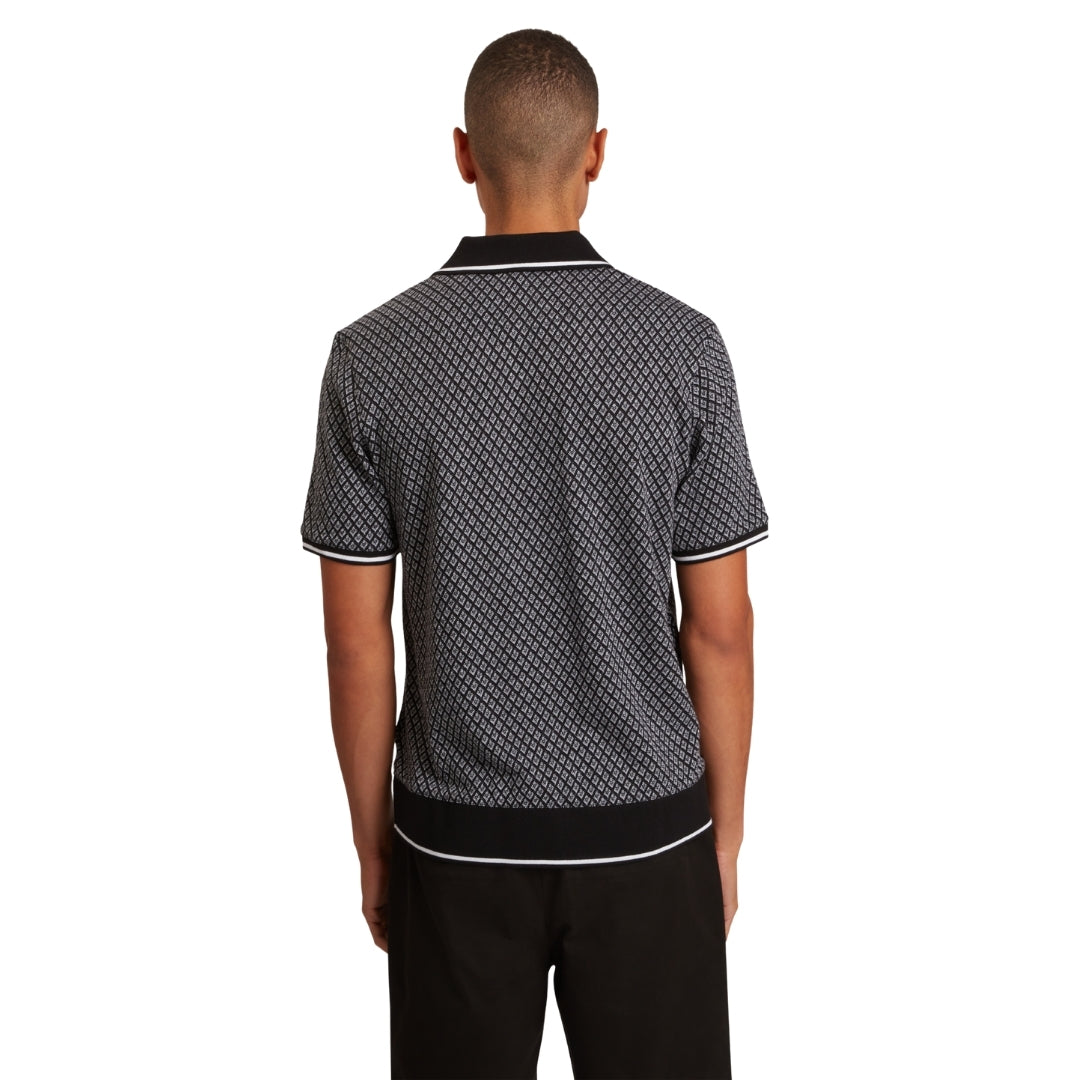 Ted Baker SS Regular Geo Textured Polo 2