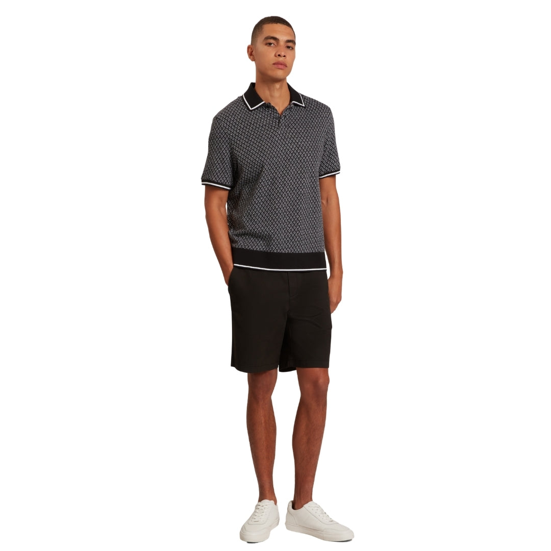 Ted Baker SS Regular Geo Textured Polo 2