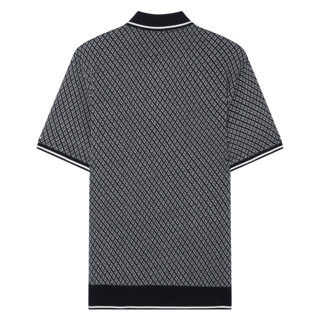 Ted Baker SS Regular Geo Textured Polo 1